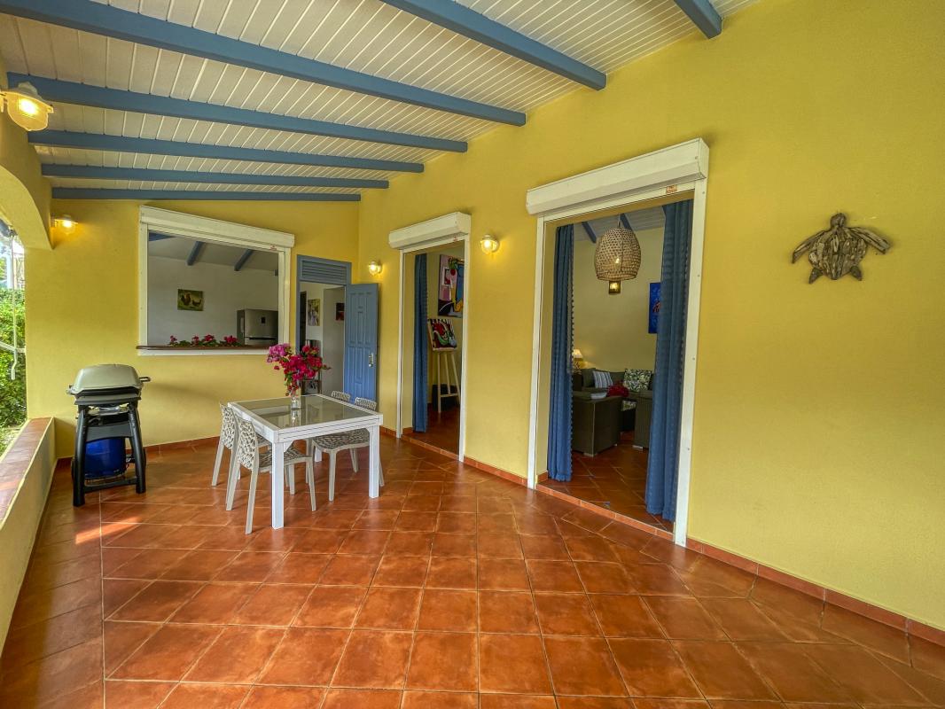 A louer villa sainte anne Guadeloupe-terrasse