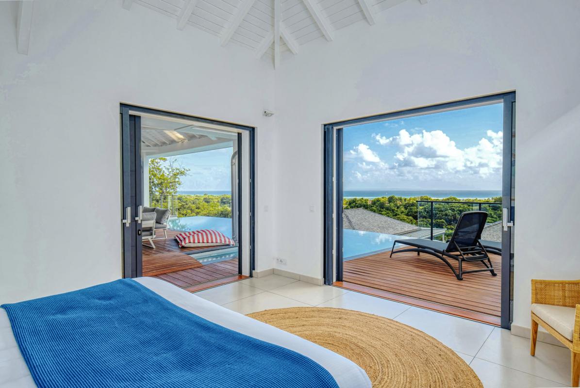 Villa vue mer Sainte Anne Guadeloupe-chambre