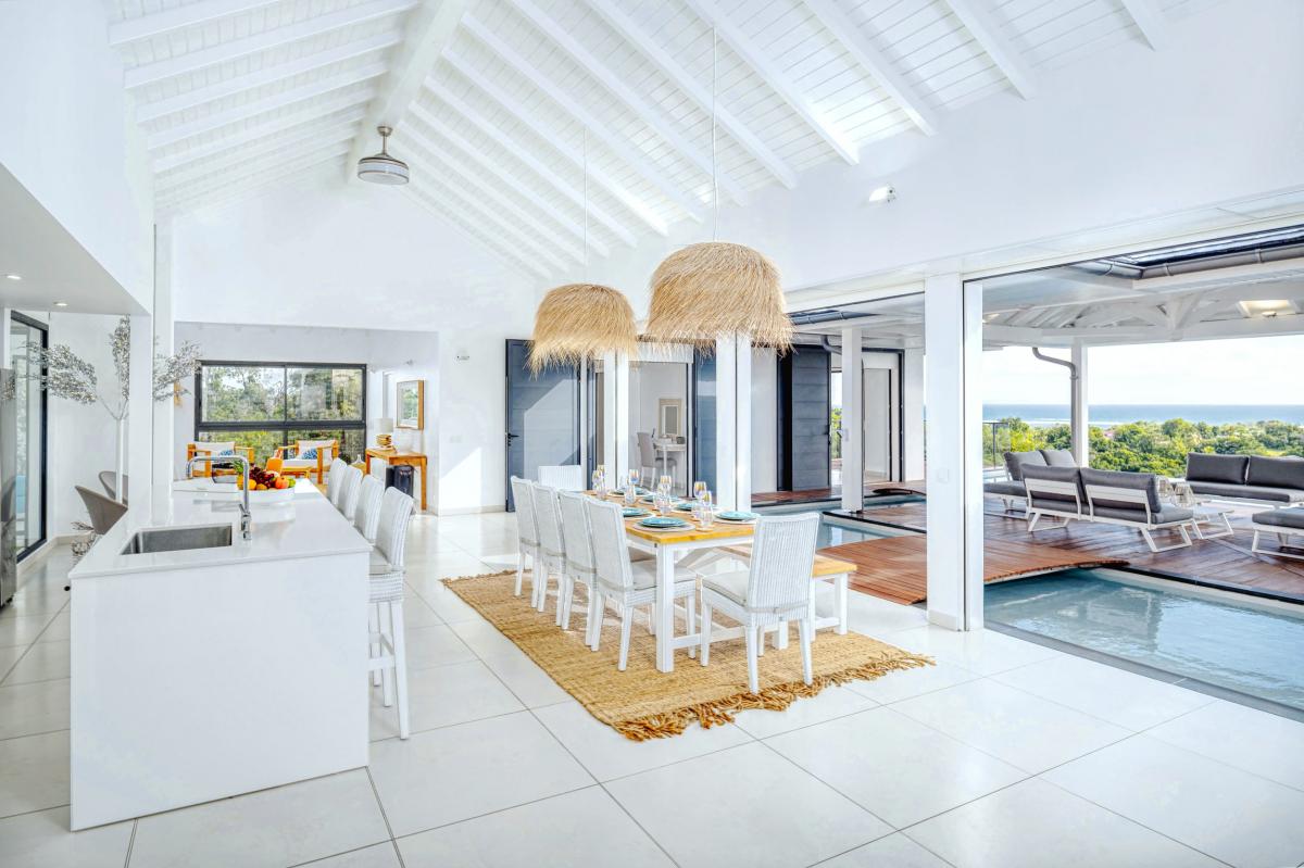 Villa vue mer Sainte Anne Guadeloupe-cuisine