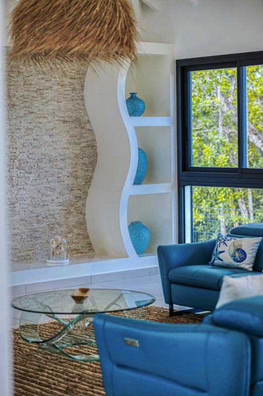 Villa vue mer Sainte Anne Guadeloupe-salon