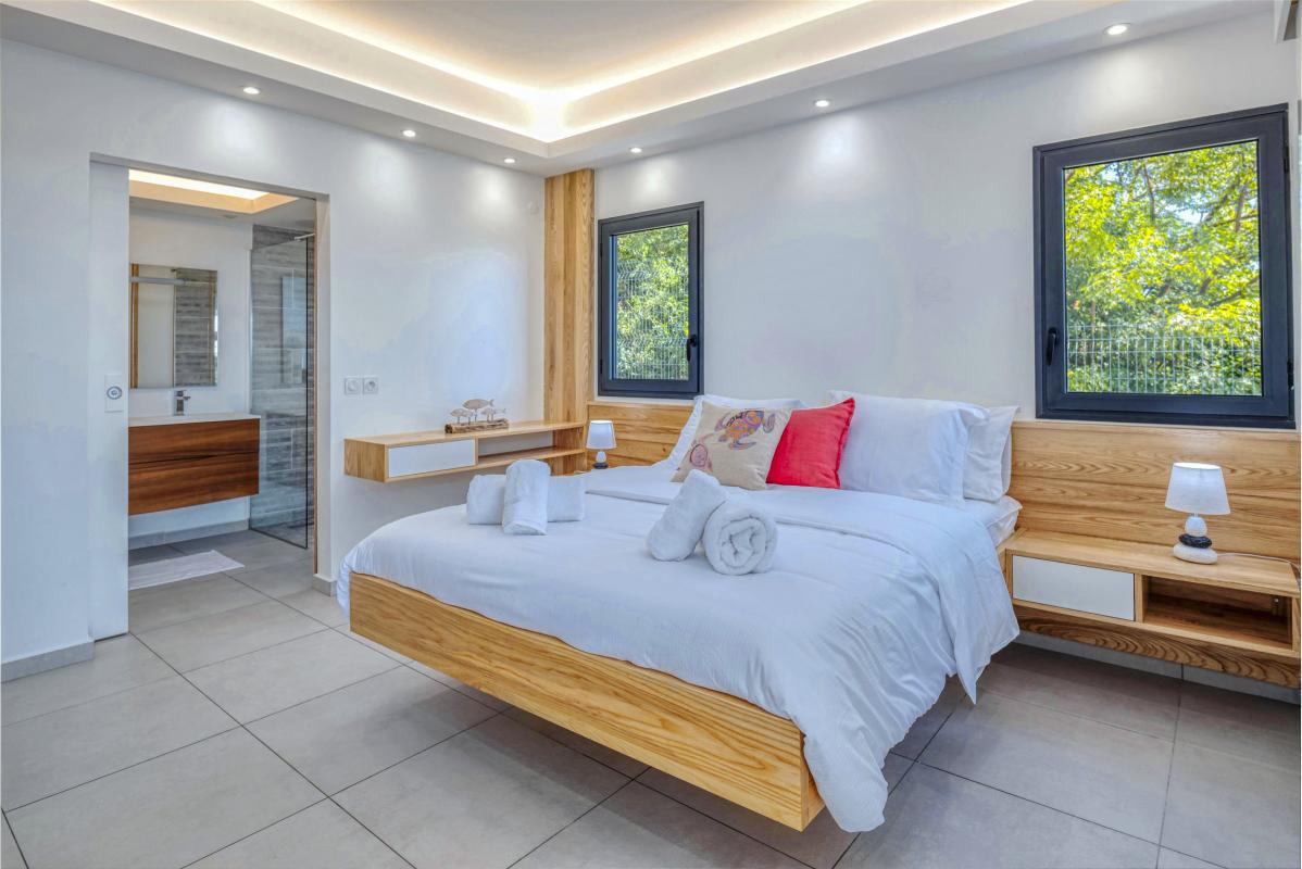 Villa vue mer Sainte Anne Guadeloupe-chambre
