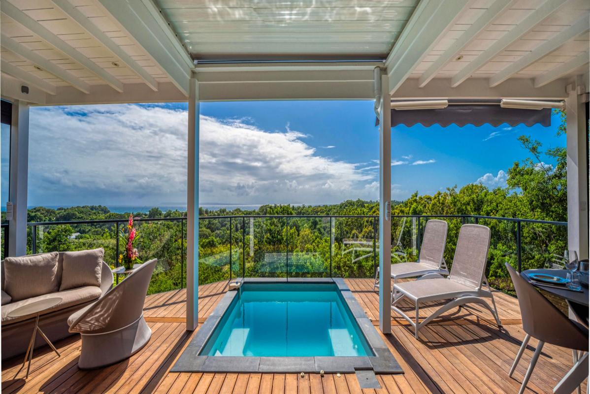Villa-vue-mer Sainte-Anne-Guadeloupe-terrasse
