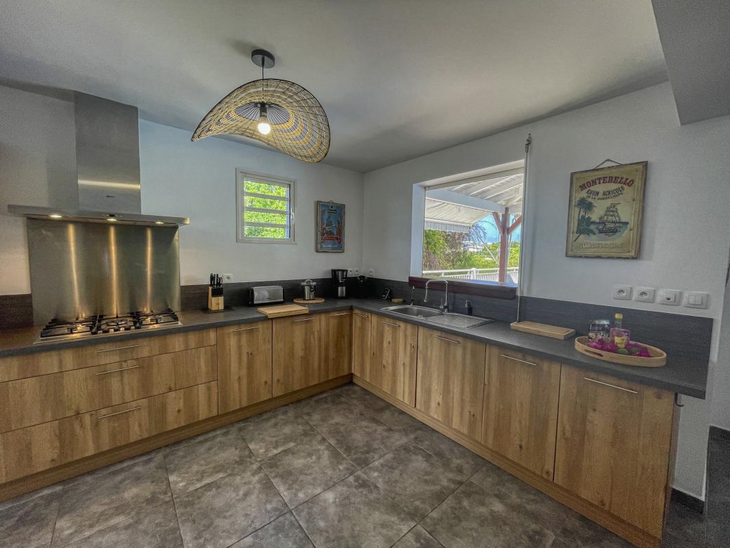 Location villa Sainte Anne Guadeloupe-Cuisine