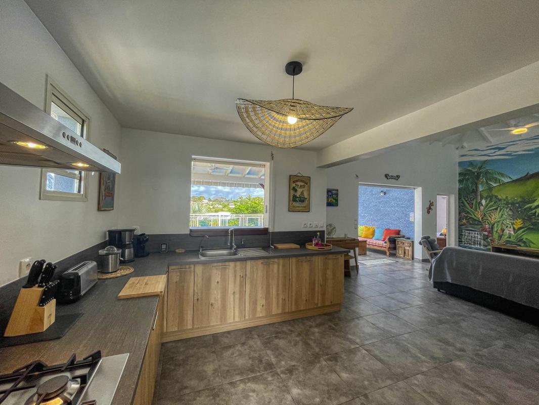 Location villa Sainte Anne Guadeloupe-Cuisine