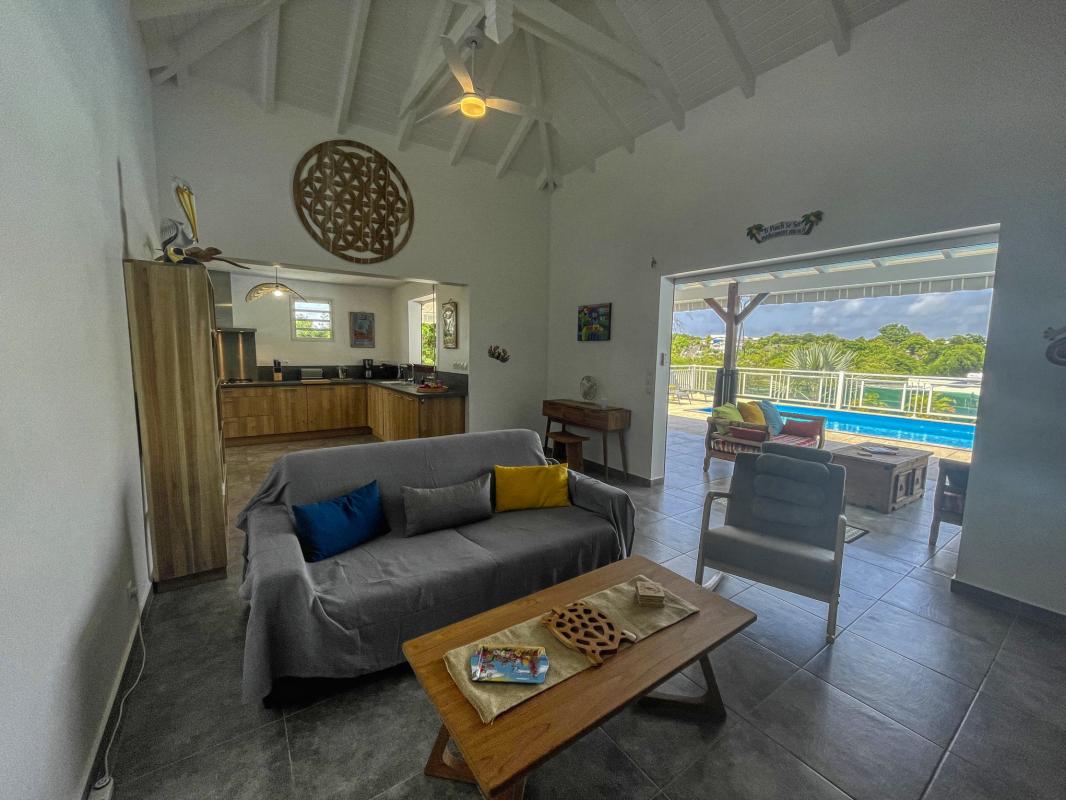 Location villa Sainte Anne Guadeloupe-Séjour