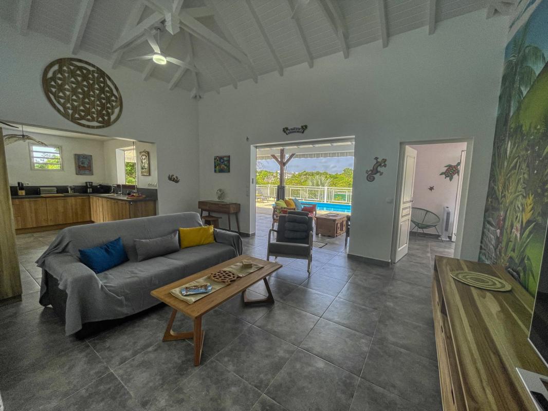 Location villa Sainte Anne Guadeloupe-Séjour