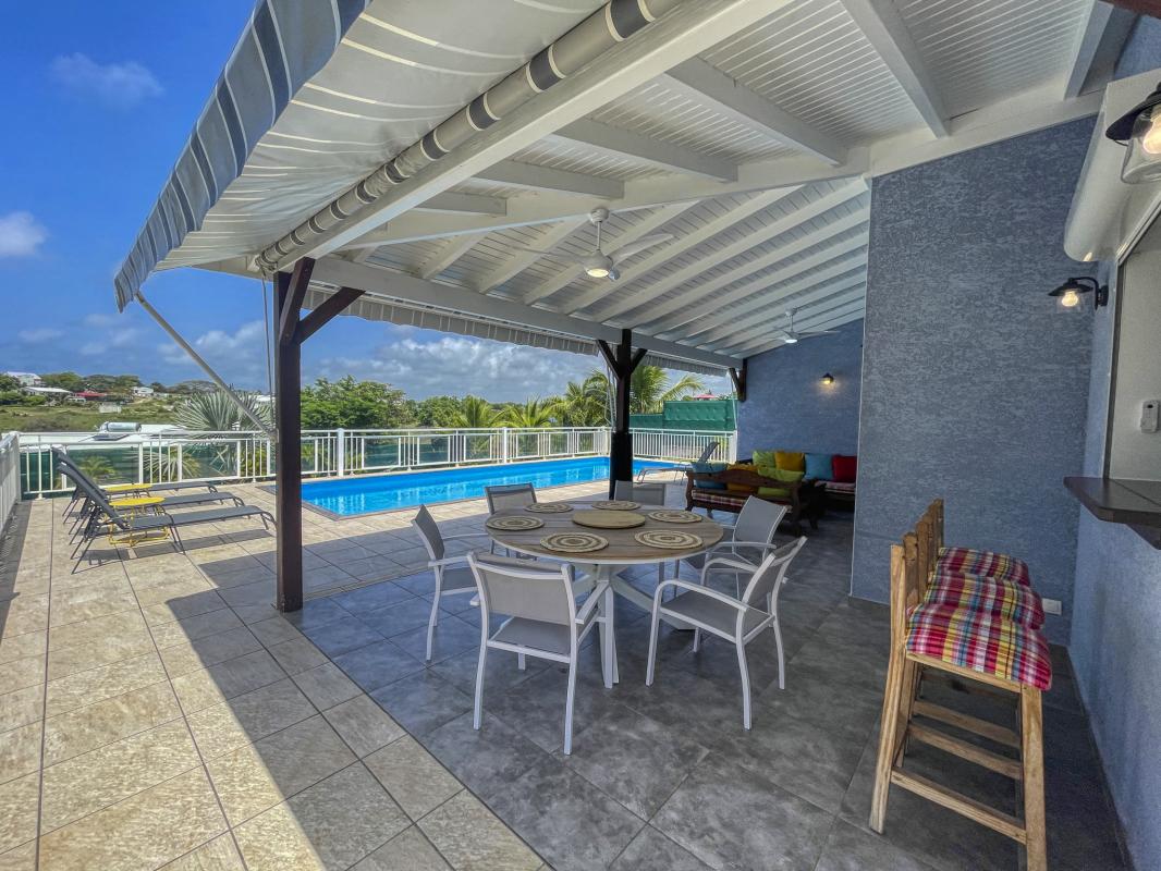 Location villa Sainte Anne Guadeloupe-Terrasse