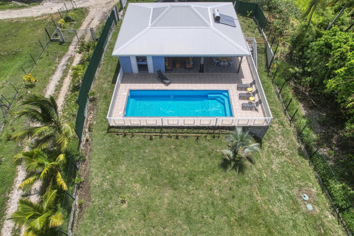 Location villa Sainte Anne Guadeloupe-Vue aérienne