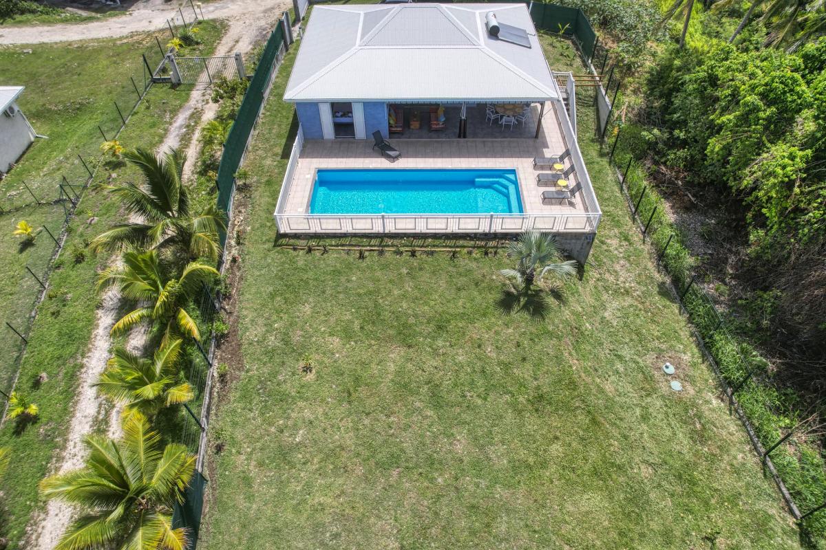 Location villa Sainte Anne Guadeloupe-Vue aérienne
