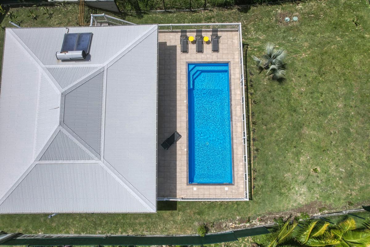 Location villa Sainte Anne Guadeloupe-Vue aérienne