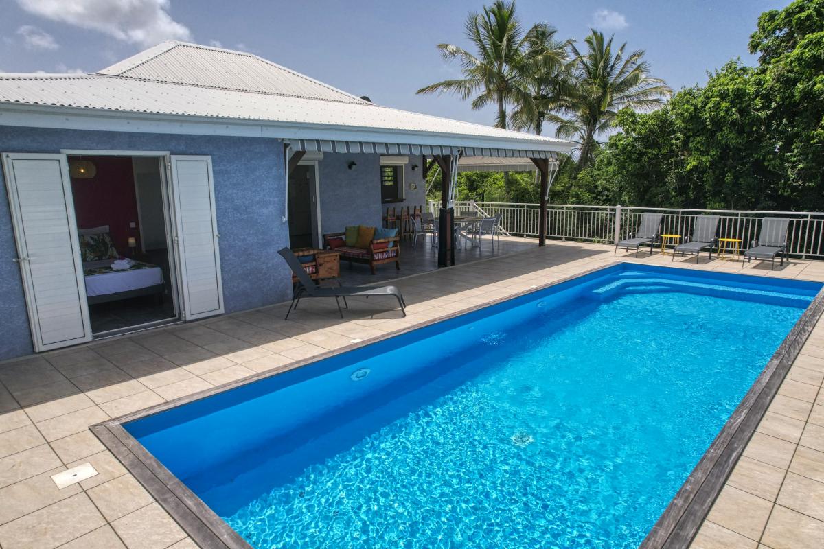 Location villa Sainte Anne Guadeloupe-Vue d'ensemble