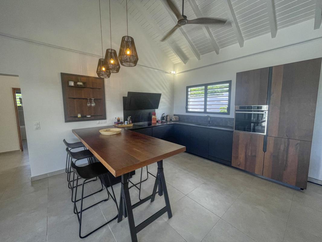 Location villa vue mer Sainte Anne Guadeloupe-pièce principale