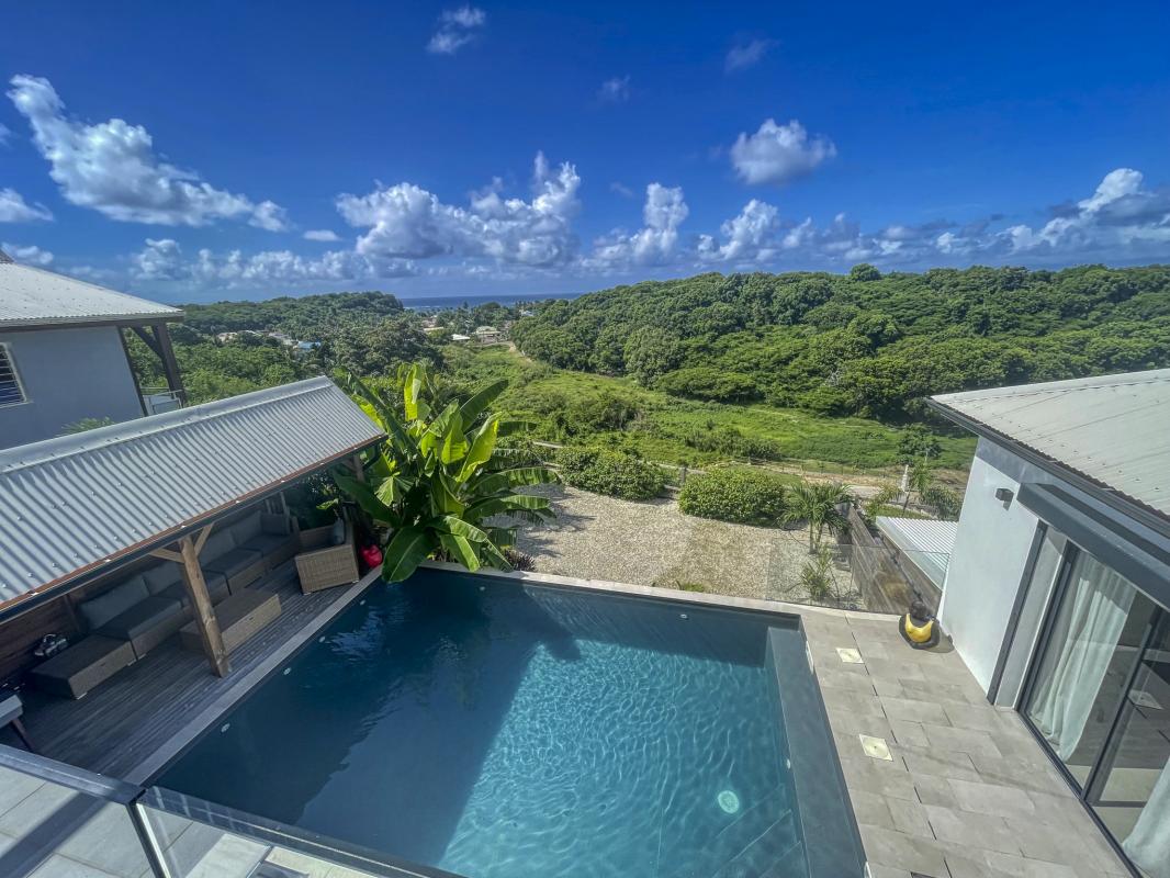 Location villa vue mer Sainte Anne Guadeloupe-Roof top