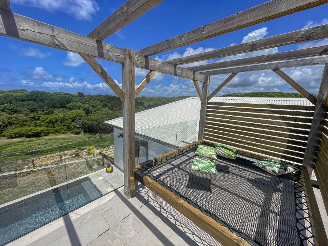 Location villa vue mer Sainte Anne Guadeloupe-Roof top