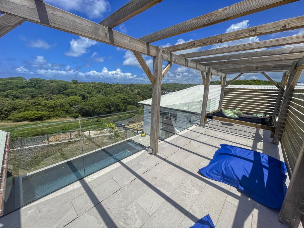 Location villa vue mer Sainte Anne Guadeloupe--Roof top