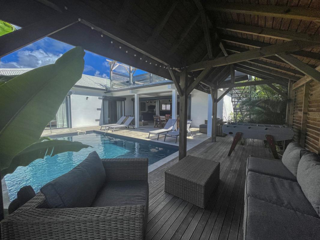 Location villa vue mer Sainte Anne Guadeloupe-terrasse