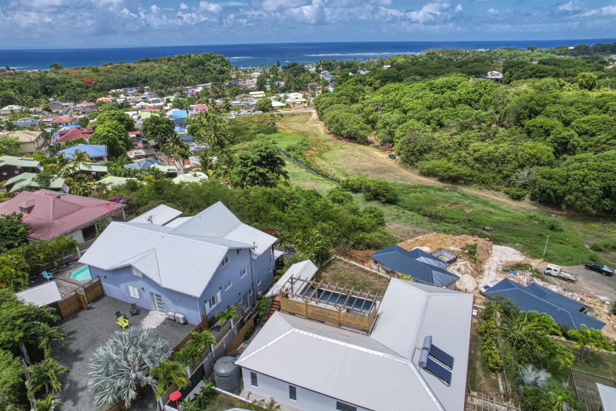 Location villa vue mer Sainte Anne Guadeloupe-vue du ciel