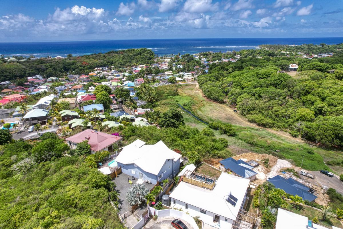 Location villa vue mer Sainte Anne Guadeloupe-vue du ciel
