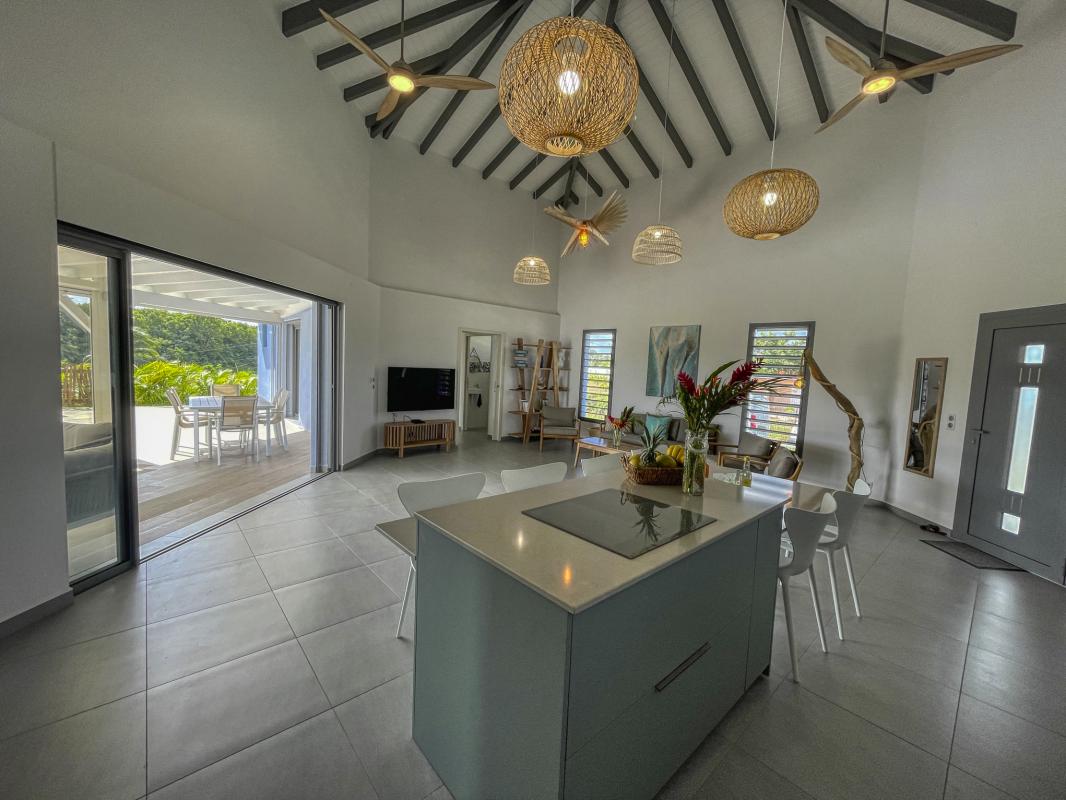 Location villa Sainte Anne Guadeloupe-cuisine