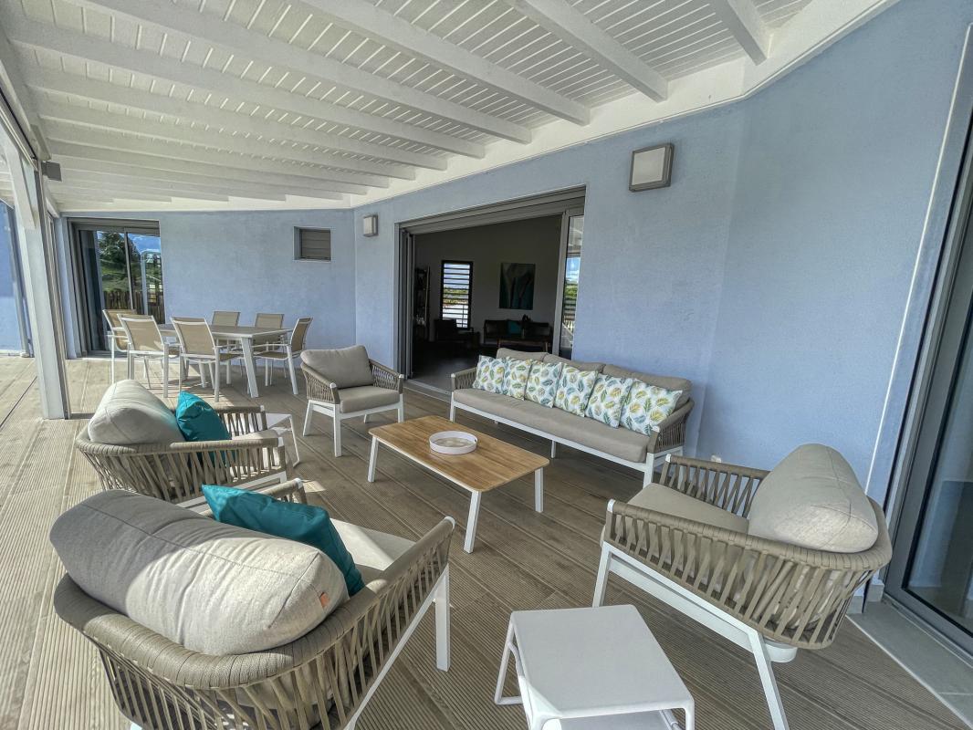 Location villa Sainte Anne Guadeloupe-terrasse