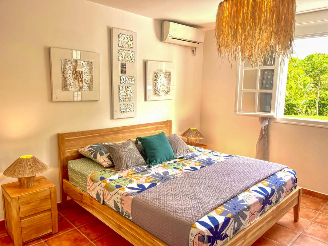 Location villa piscine Ste Anne Guadeloupe_Chambre 1