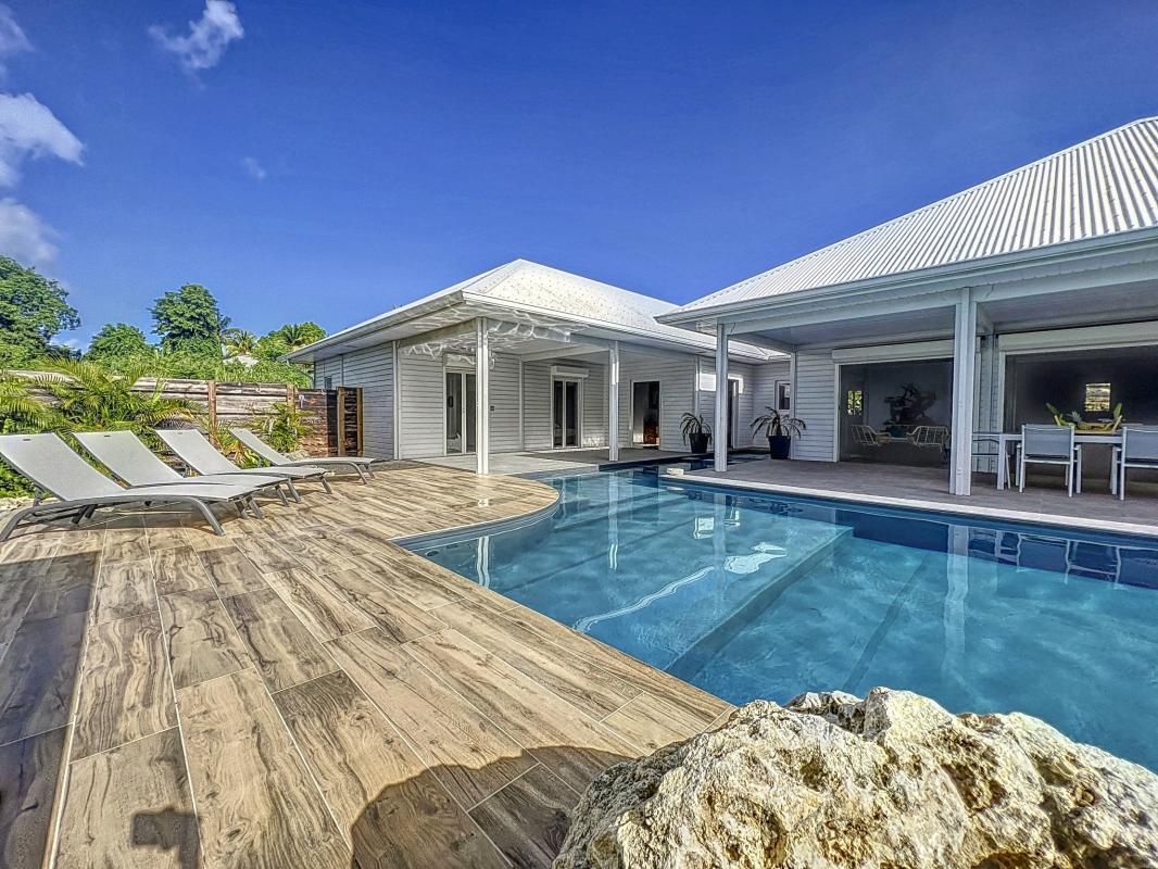 Location villa Sainte Anne Guadeloupe-Wanalao-Piscine