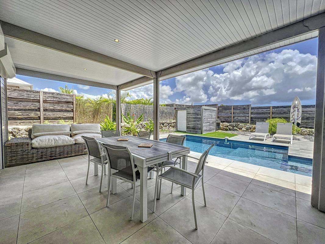Location villa Sainte Anne Guadeloupe_Terrasse