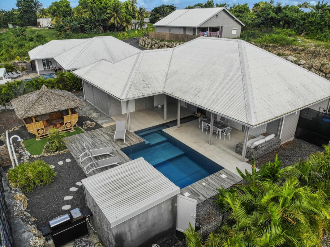 Location villa Sainte Anne Guadeloupe_Vue du ciel