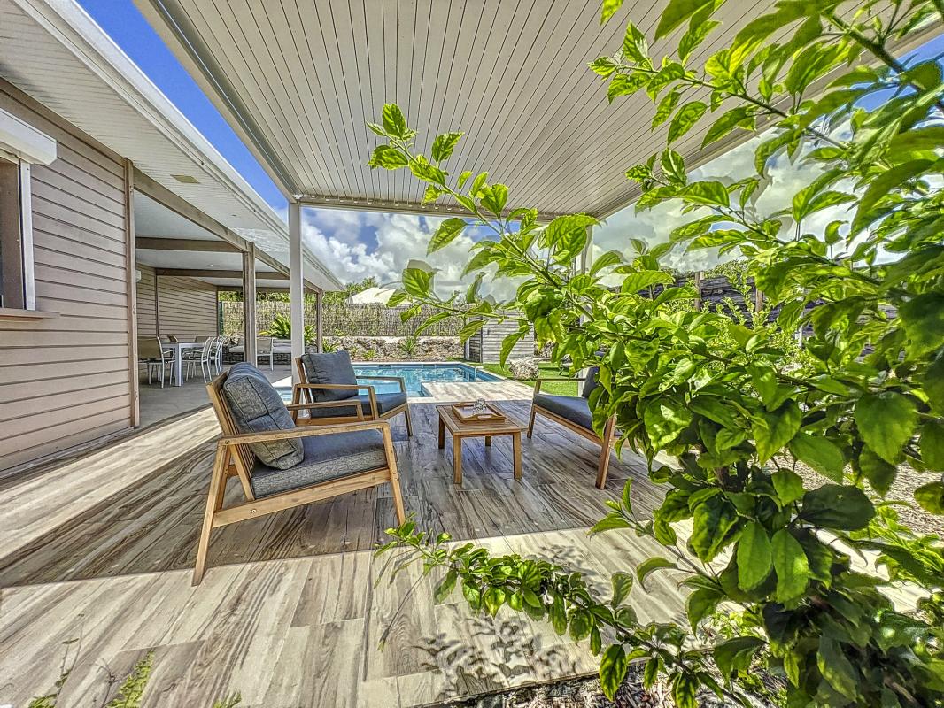 Location villa Sainte Anne Guadeloupe_walichi-Terrasse