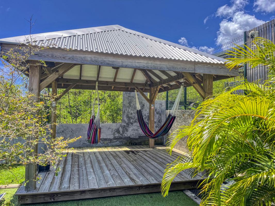 Location villa 10 personnes Sainte Anne Guadeloupe_carbet vue mer
