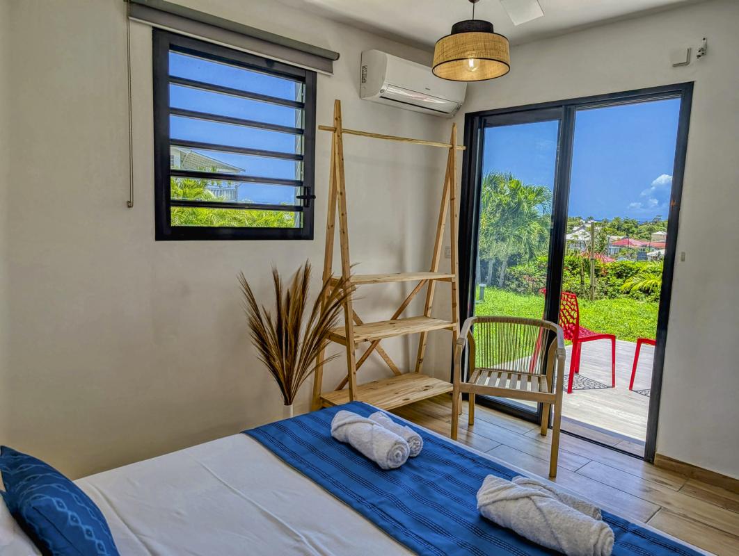 Location villa 10 personnes Sainte Anne Guadeloupe_chambre 3 RDC