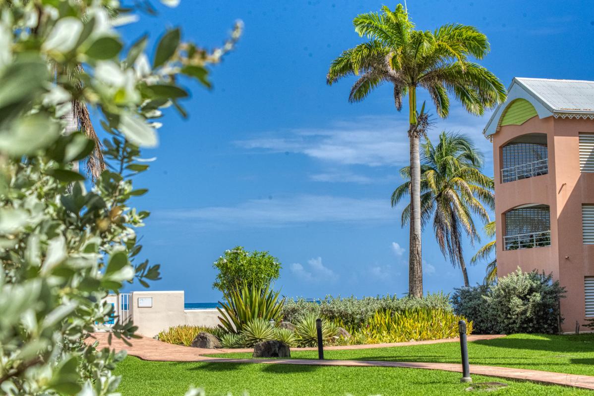 Location appartement pieds dans l'eau Sainte Anne Guadeloupe_exterieur