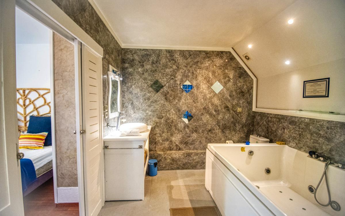 Location appartement pieds dans l'eau Sainte Anne Guadeloupe_sdb 1