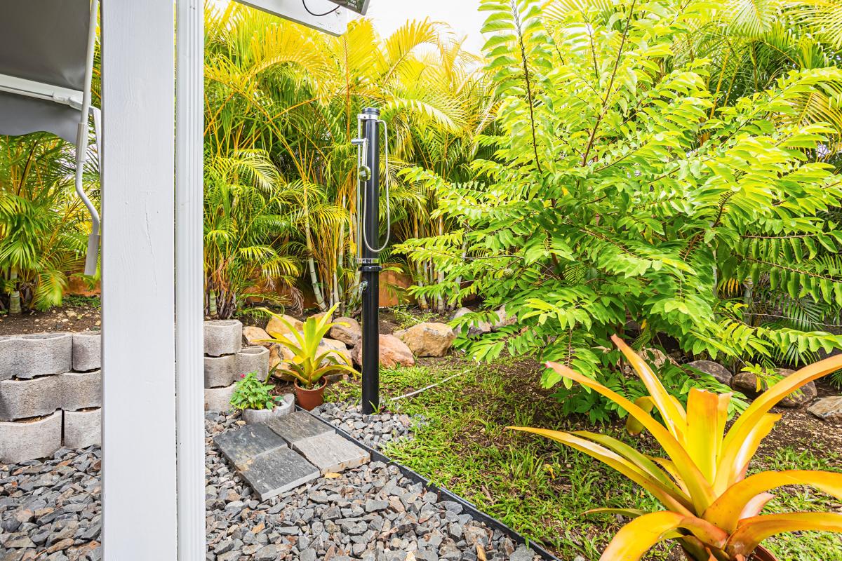 Location villa 2 chambres piscine proche plage ste anne guadeloupe - Extérieurs