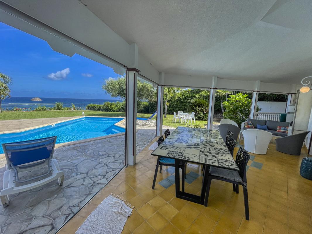 Villa à louer Saint François Guadeloupe__salon