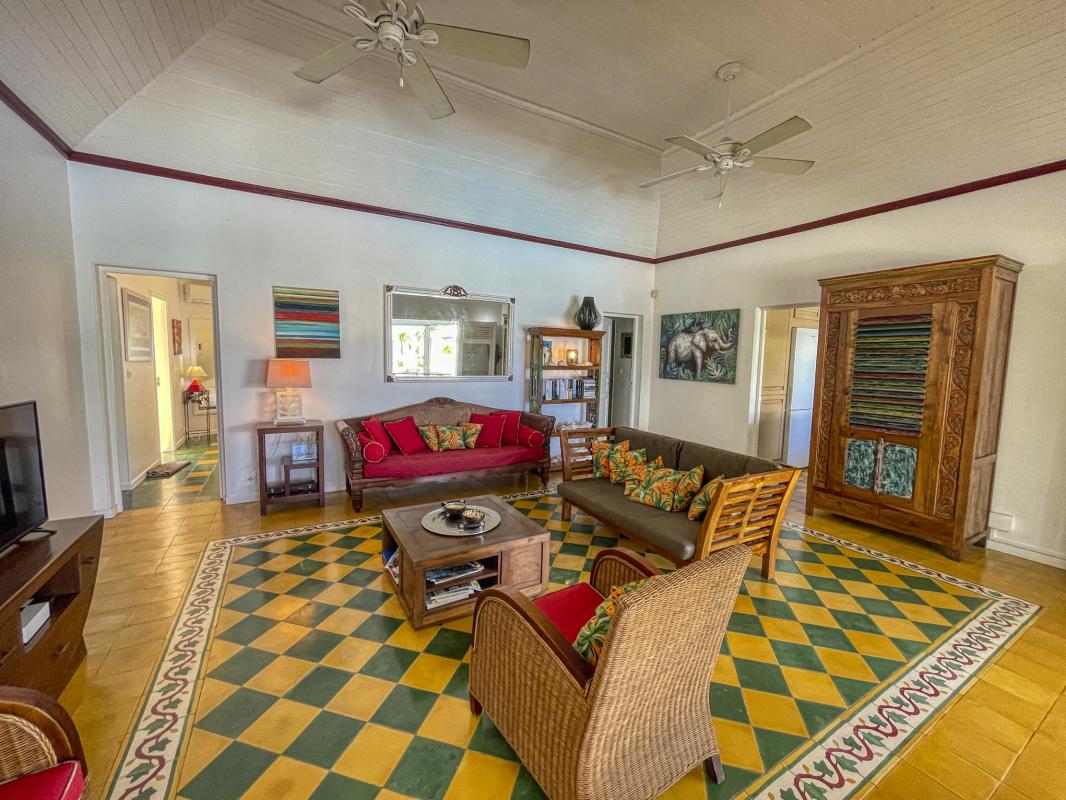 Villa à louer Saint François Guadeloupe__séjour