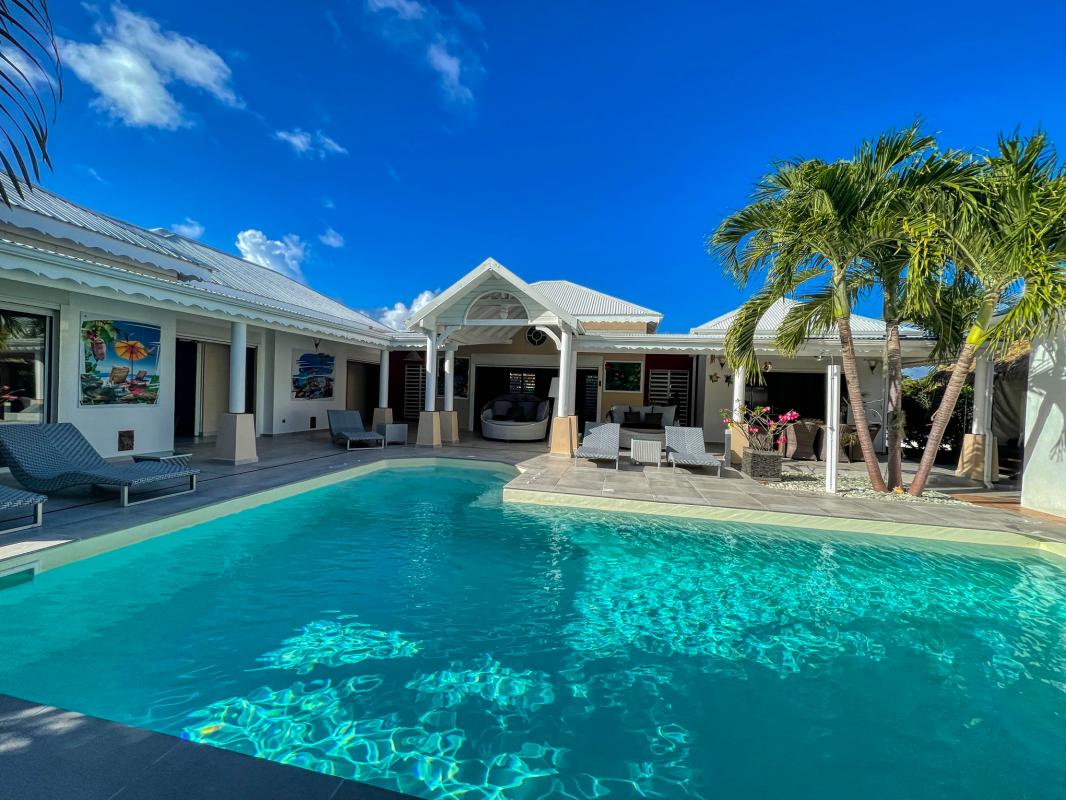 Location villa 4 chambres 8 personnes piscine st françois guadeloupe