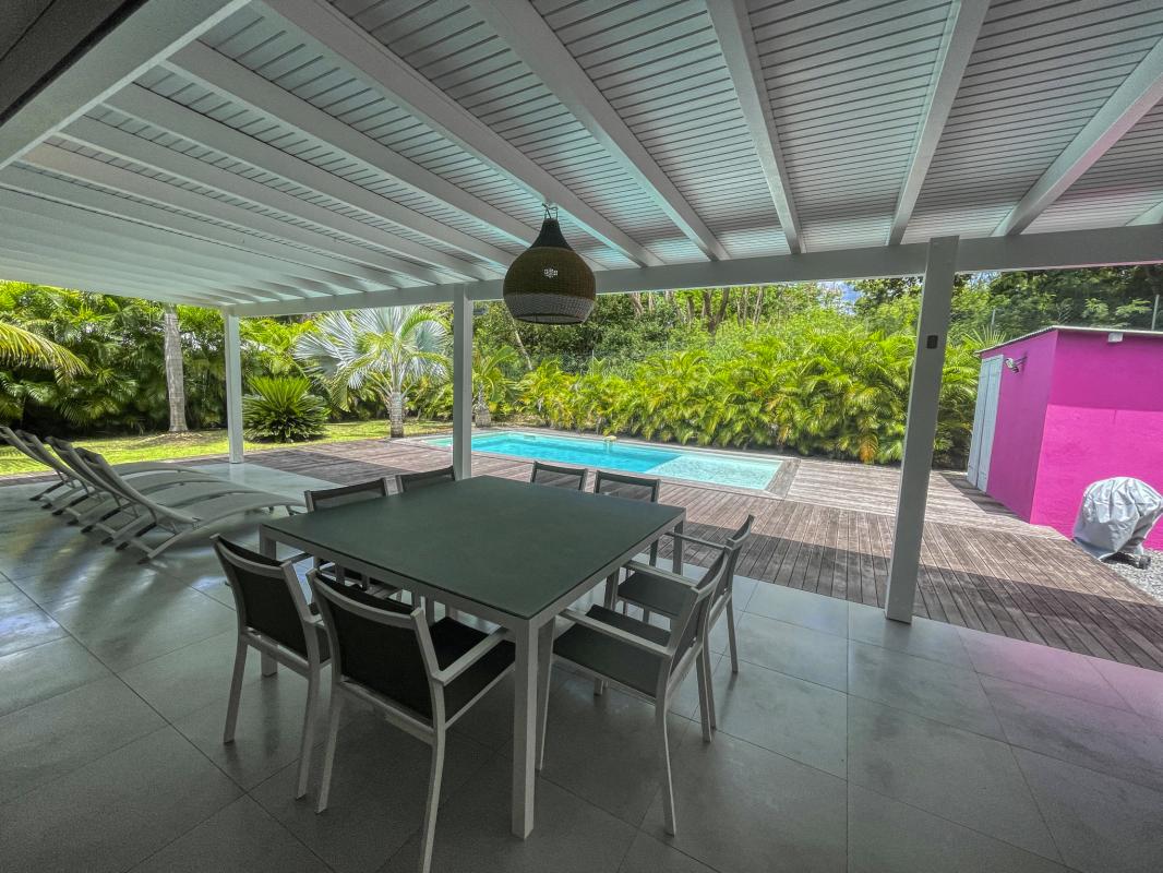 Location villa Saint François Guadeloupe-terrasse