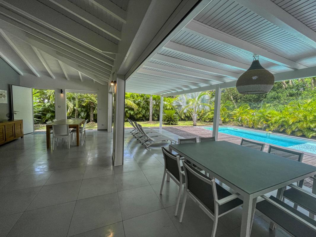 Location villa Saint François Guadeloupe-terrasse