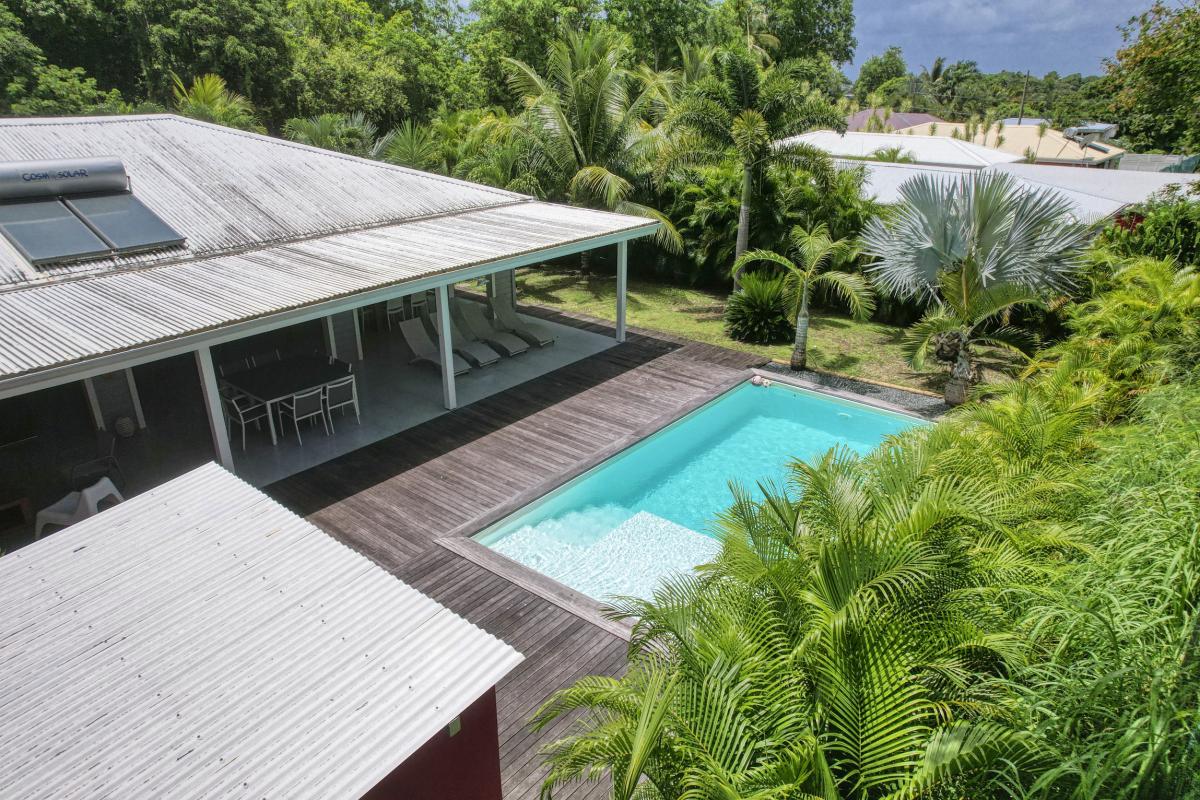 Location villa Saint François Guadeloupe-vue du ciel