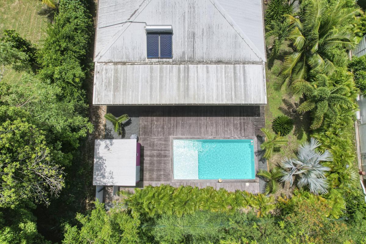 Location villa Saint François Guadeloupe-vue du ciel