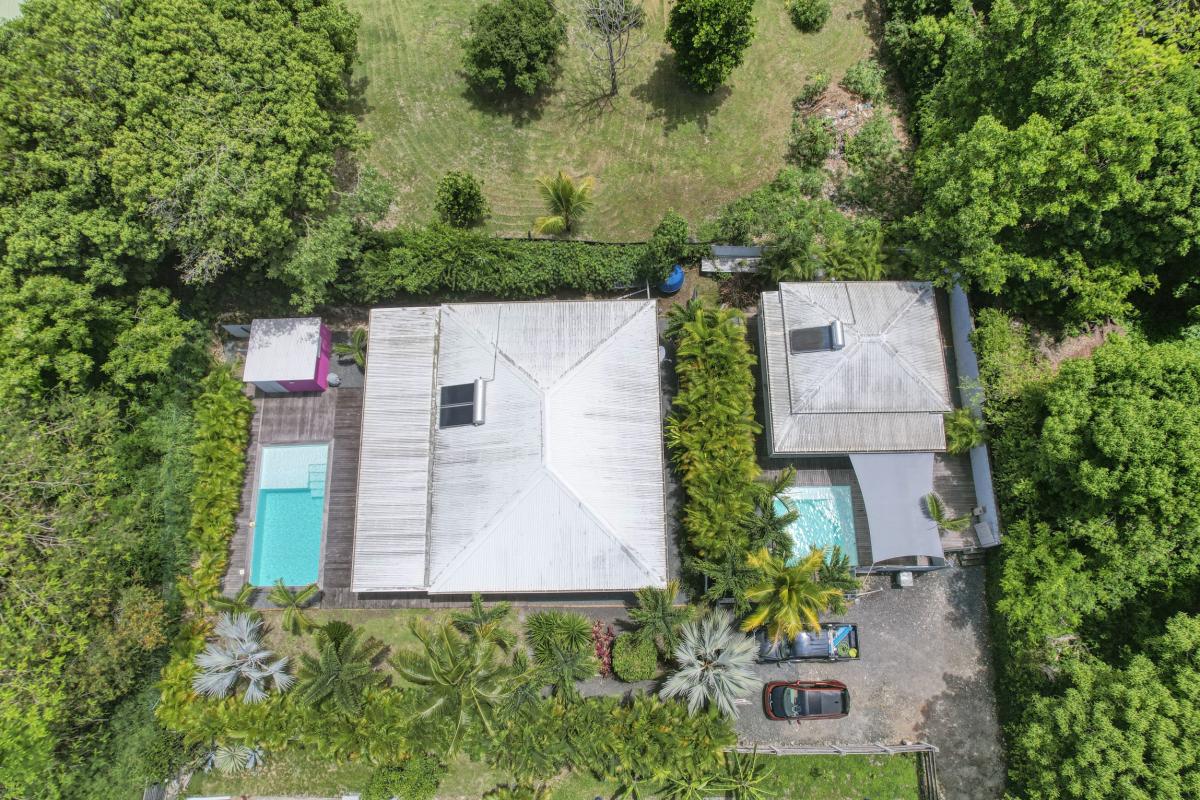 Location villa Saint François Guadeloupe-vue du ciel