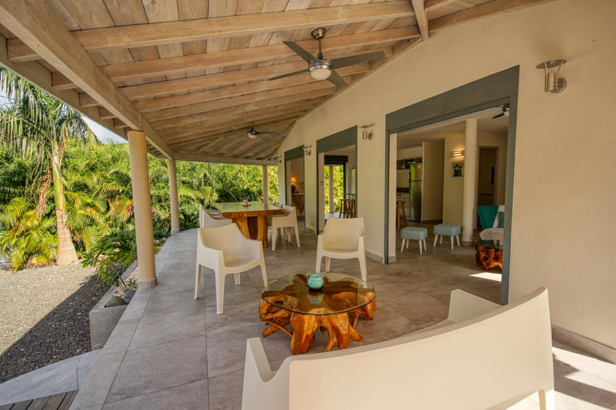 For rent in Guadeloupe villa with jacuzzi - Terrace
