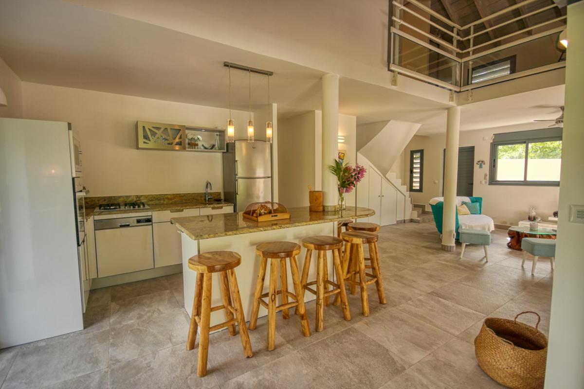 For rent in Guadeloupe villa with jacuzzi - Kitchen