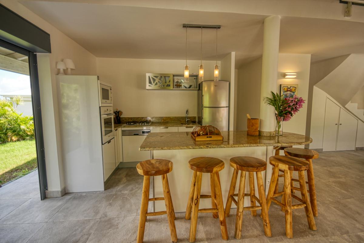 For rent in Guadeloupe villa with jacuzzi - Kitchen