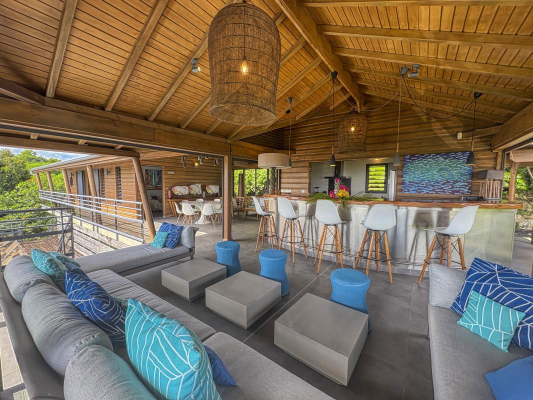 15.location villa piscine Saint François Guadeloupe_pièce de vie