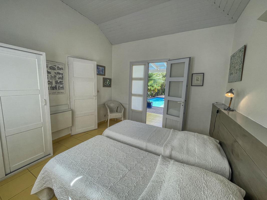 Villa à 50m de la plage à louer à Saint François Guadeloupe_chambre 2