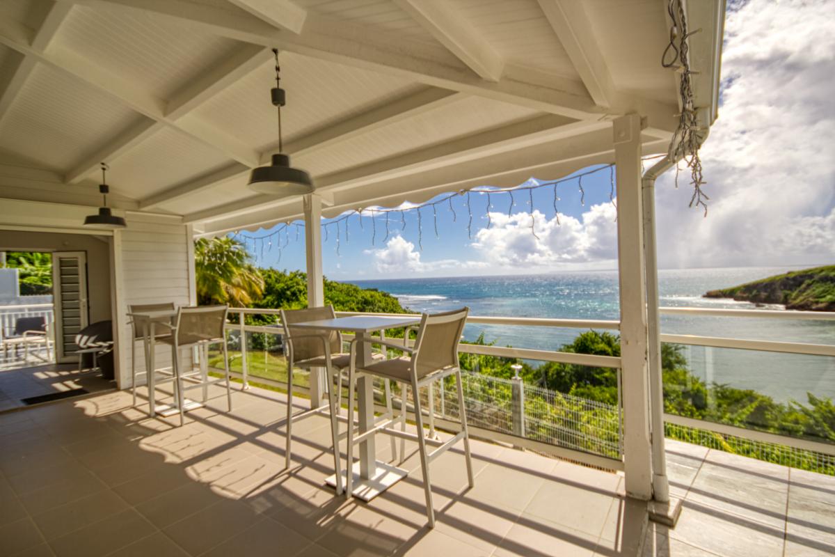 Location villa en Guadeloupe avec vue mer 180° - Vue d'ensemble - St François Guadeloupe