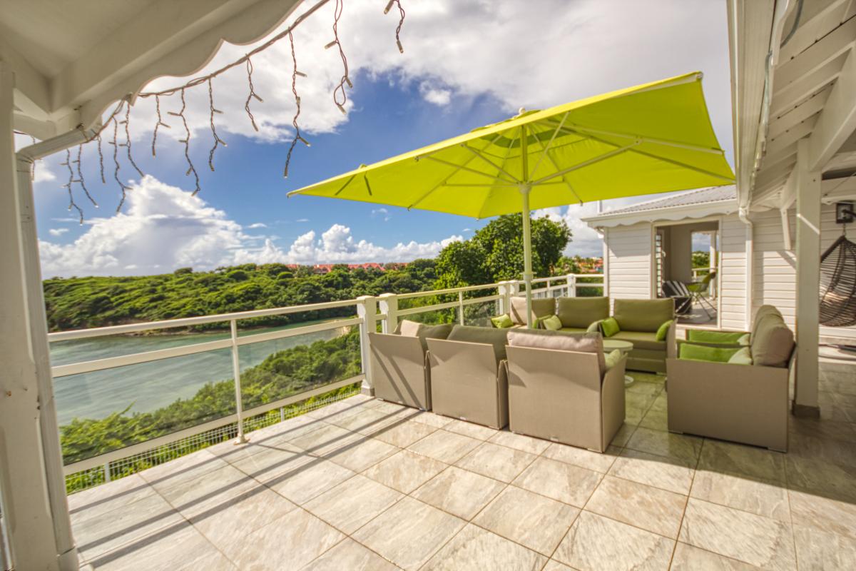 Location villa en Guadeloupe avec vue mer 180° - Vue d'ensemble - St François Guadeloupe