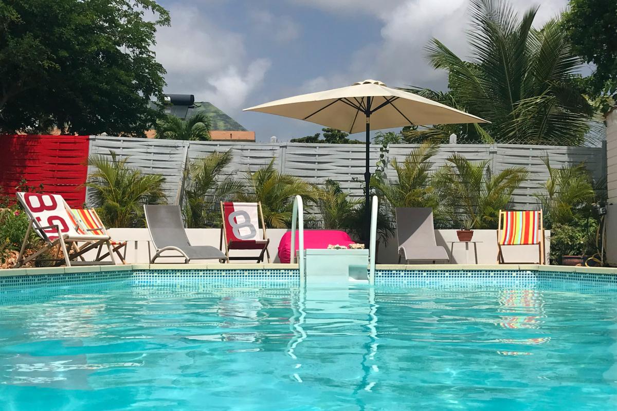 Guadeloupe Saint François- location villa 4 chambres 8 personnes avec piscine
